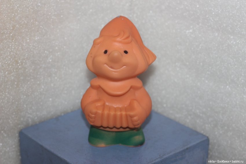 Резиновая игрушка СССР Петрушка