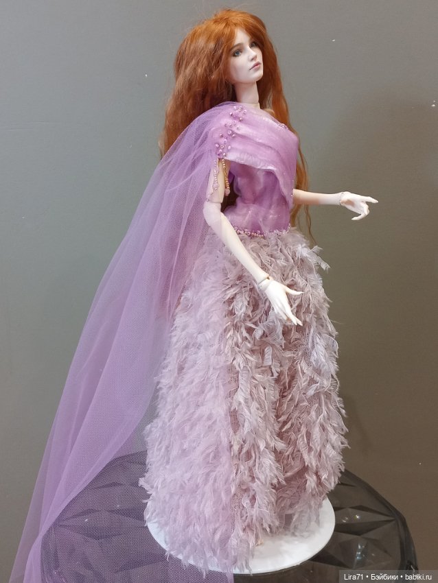 Платье и веер для худеньких авторок от 35 до 43 см (фото 4)