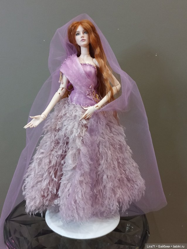 Платье и веер для худеньких авторок от 35 до 43 см (фото 3)