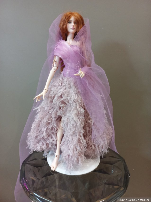 Платье и веер для худеньких авторок от 35 до 43 см (фото 7)