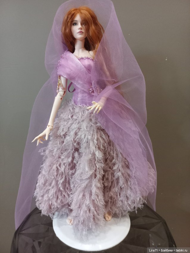 Платье и веер для худеньких авторок от 35 до 43 см (фото 6)