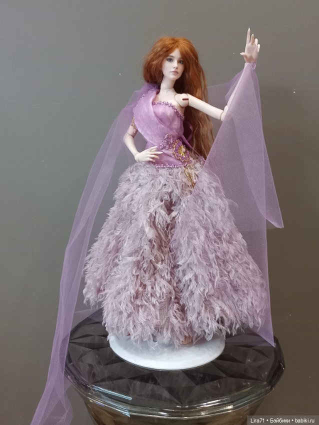 Платье и веер для худеньких авторок от 35 до 43 см (фото 2)