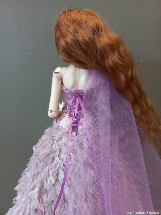 Платье и веер для худеньких авторок от 35 до 43 см (фото 8)