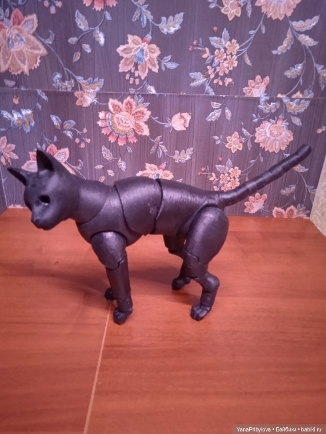 Кот шарнирный — Шарнирные куклы (не BJD) (фото 3)