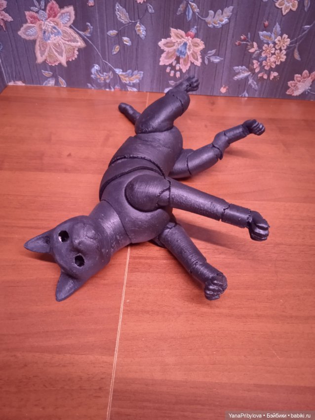 Кот шарнирный — Шарнирные куклы (не BJD) (фото 2)