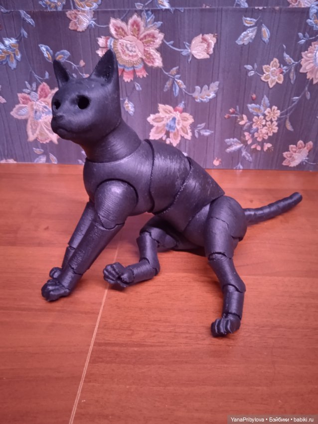 Кот шарнирный — Шарнирные куклы (не BJD)