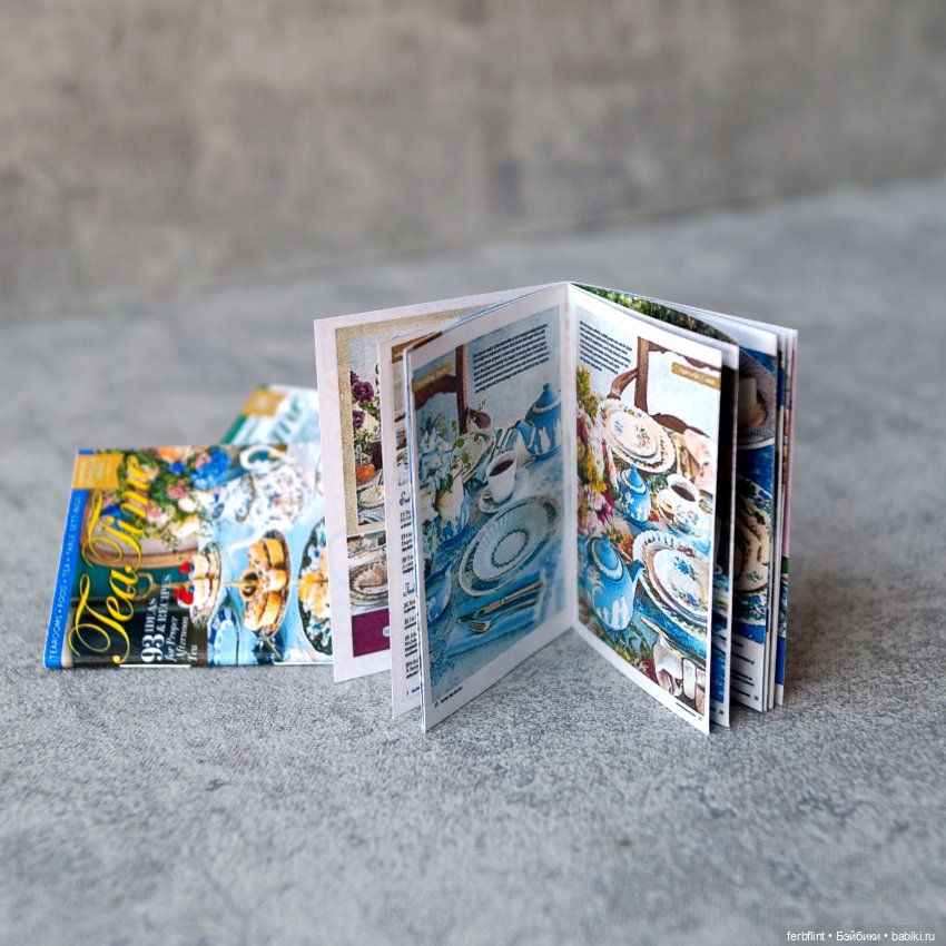 Набор журналов "TeaTime"(на англ.) в масштабе 1:6 (фото 3)
