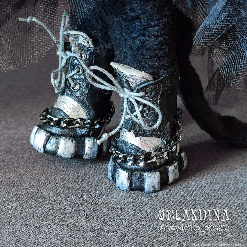 Венсдей тедди кошечка от Орландины (фото 4)