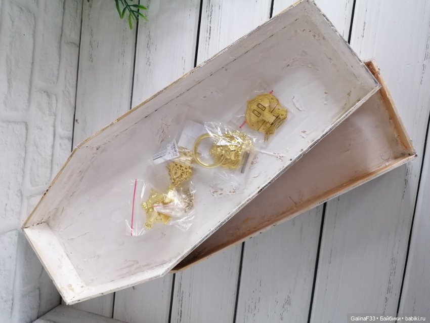 Кроватка (Гробик) для кукол до 35 см