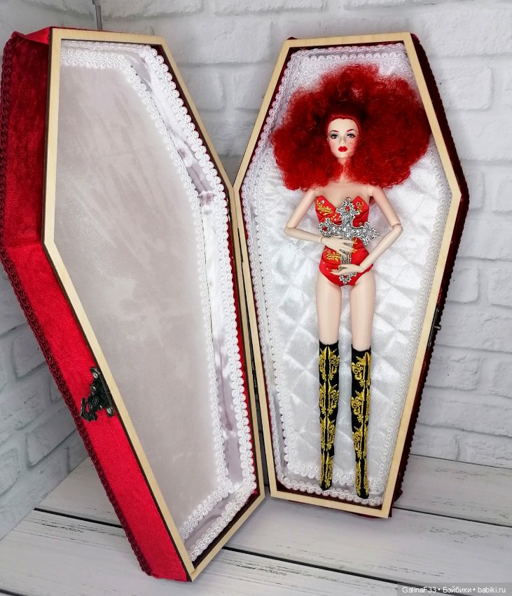 Кроватка (Гробик) для кукол до 35 см (фото 9)