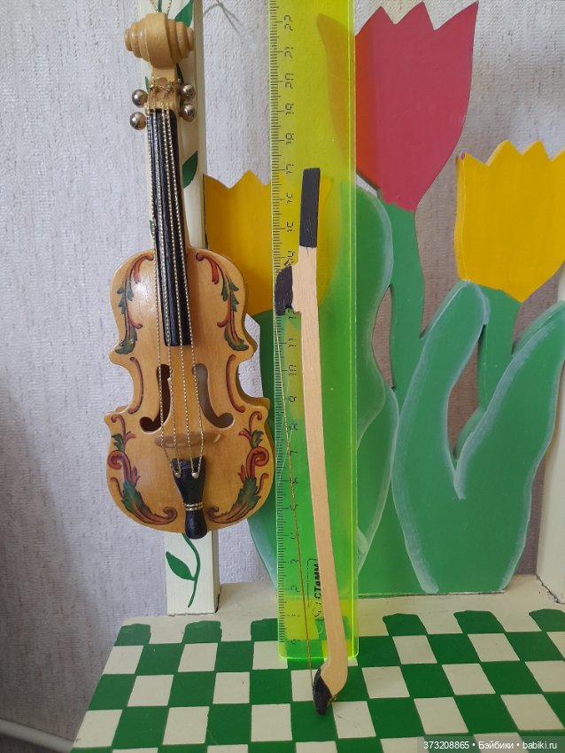 Скрипка — Миниатюра для кукол (фото 5)