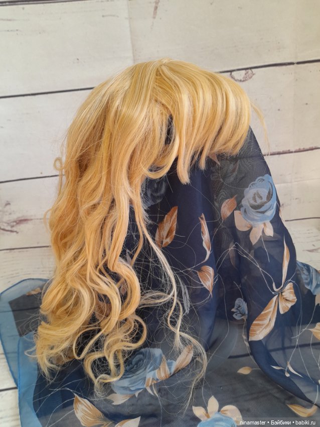 Парик для куклы. Обхват головы 40 -42 см. Лот 2
