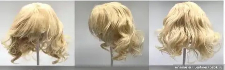 Парик для куклы. Обхват головы 40 -42 см.Лот 1 (фото 6)