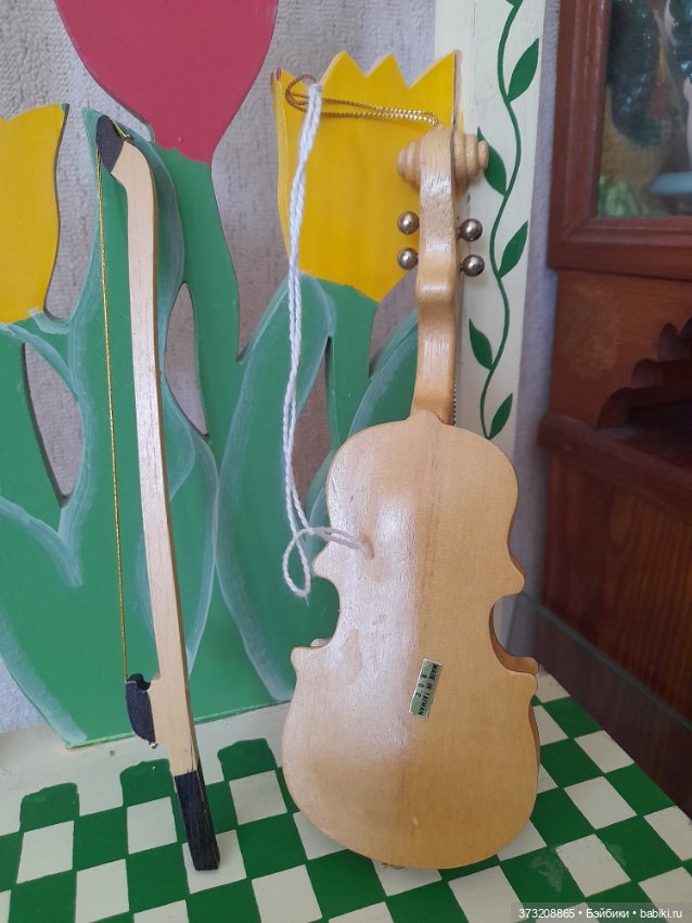 Скрипка — Миниатюра для кукол (фото 2)