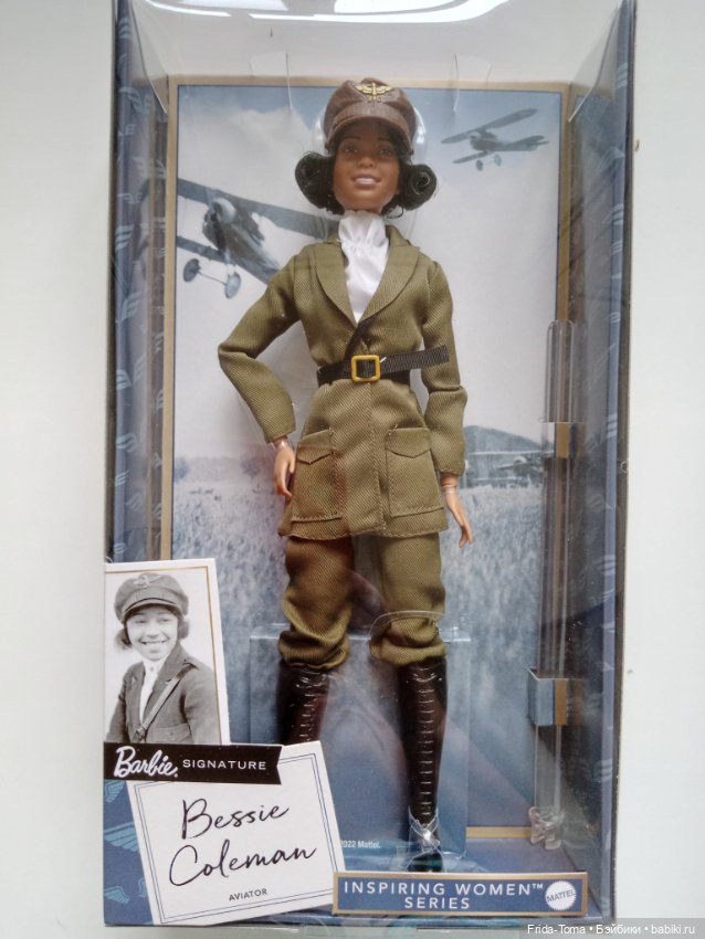 Barbie Bessie Coleman барби авиатор Бесси Колмэн