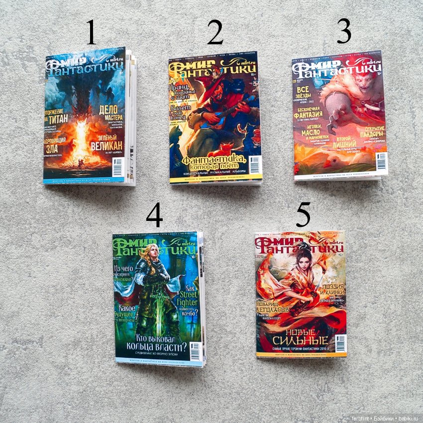 Набор журналов МФ №2 в масштабе 1:6 (фото 2)