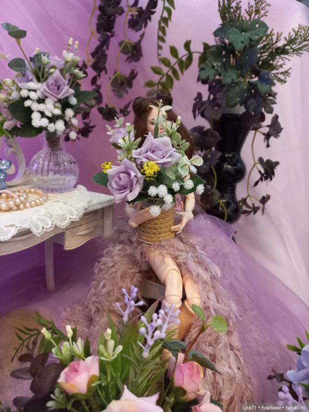 Букетики для кукольного интерьера