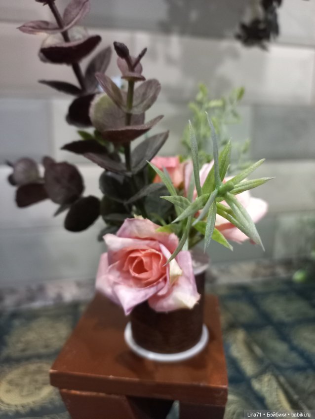 Букетики для кукольного интерьера (фото 4)