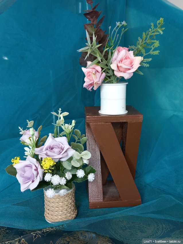 Букетики для кукольного интерьера