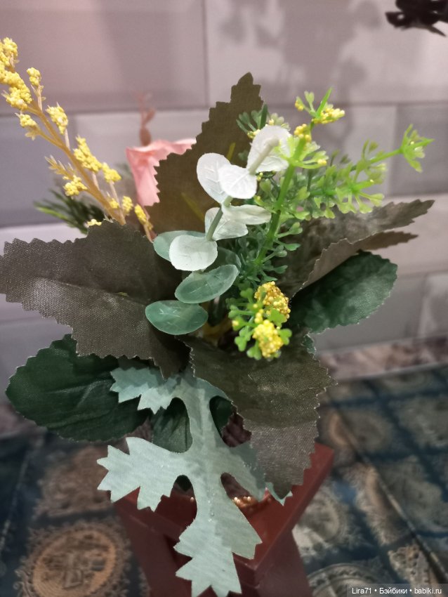 Букетик для интерьера — Аксессуары для кукольных фотосессий (фото 5)