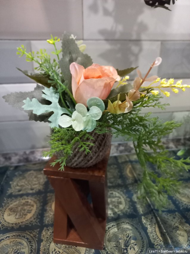 Букетик для интерьера — Аксессуары для кукольных фотосессий