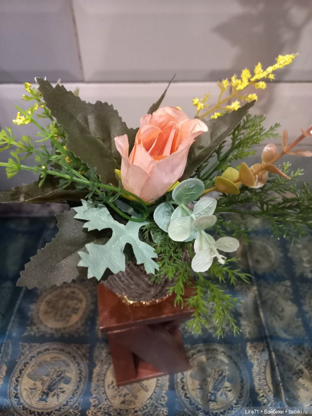 Букетик для интерьера — Аксессуары для кукольных фотосессий (фото 9)