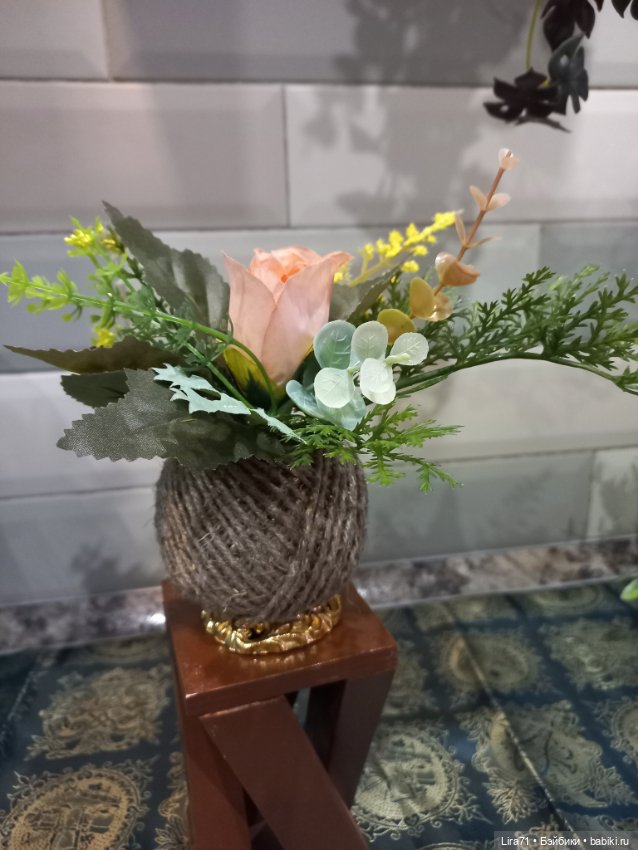 Букетик для интерьера — Аксессуары для кукольных фотосессий (фото 10)