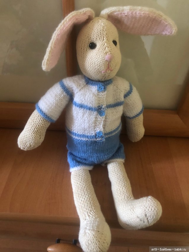 Заяц вязаный — Авторские игрушки
