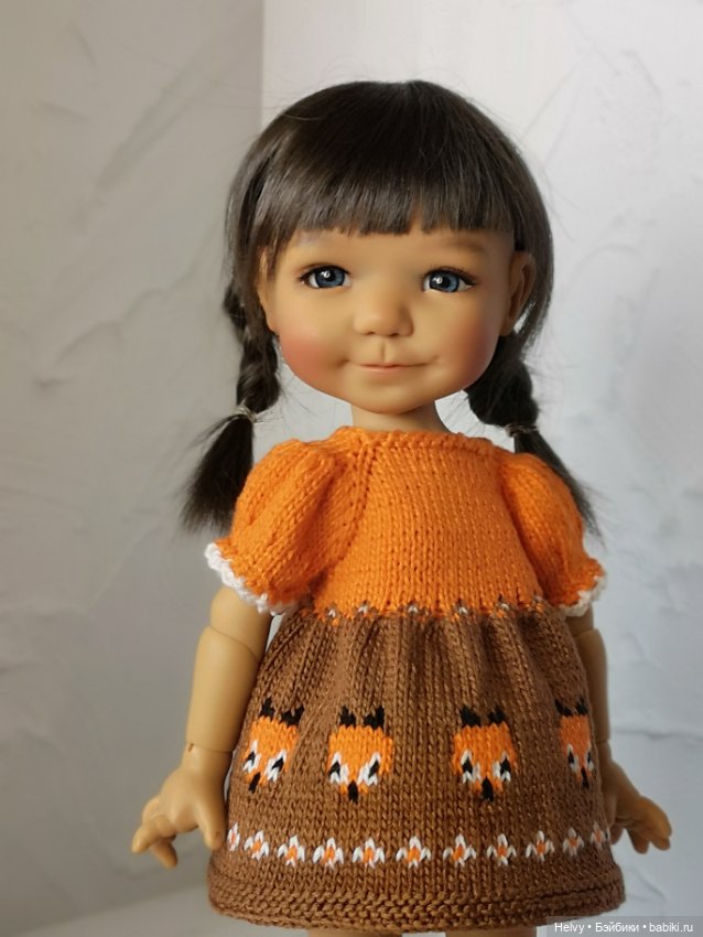 Платья с лисичками для кукол Meadowdolls 28 см (фото 6)