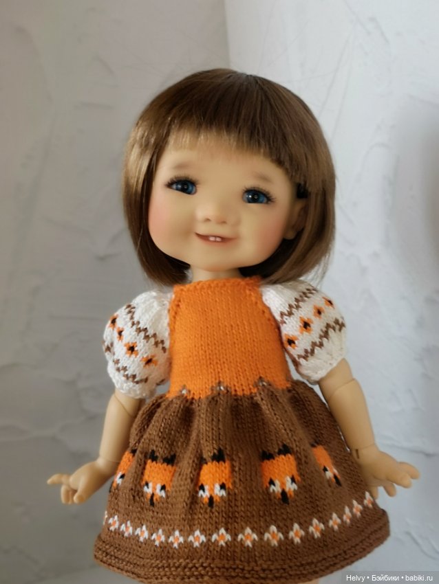 Платья с лисичками для кукол Meadowdolls 28 см (фото 8)