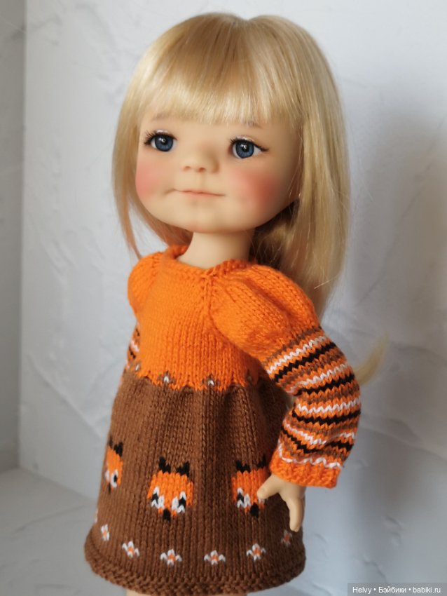Платья с лисичками для кукол Meadowdolls 28 см (фото 7)