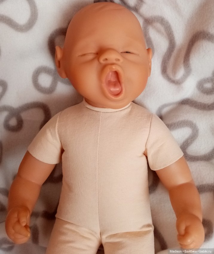 Малыш хочет спать — ООАК (кастом куклы)