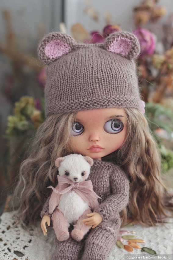 Комбинезон и шапка с ушками для Блайз (фото 3)