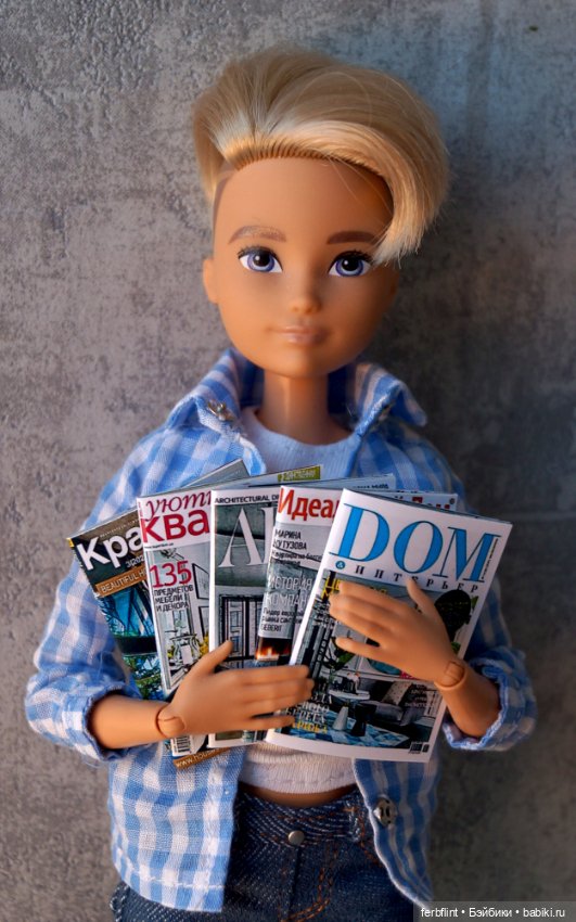 Набор интерьерных журналов №3 масштаб 1:6 (фото 4)