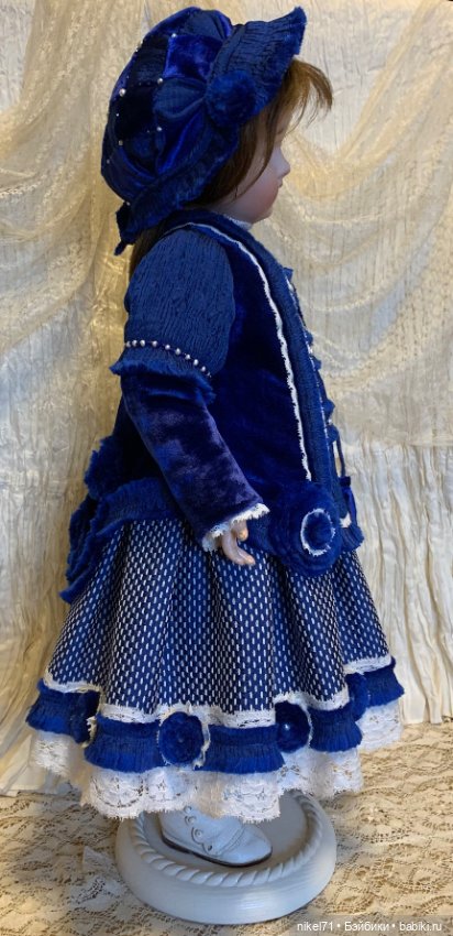 Костюм для антикварной куклы (фото 3)