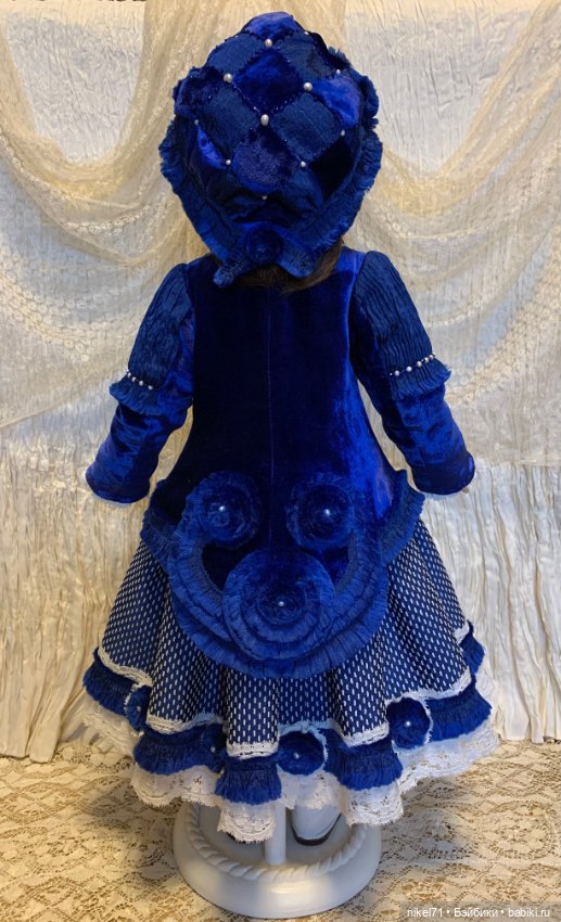 Костюм для антикварной куклы (фото 5)