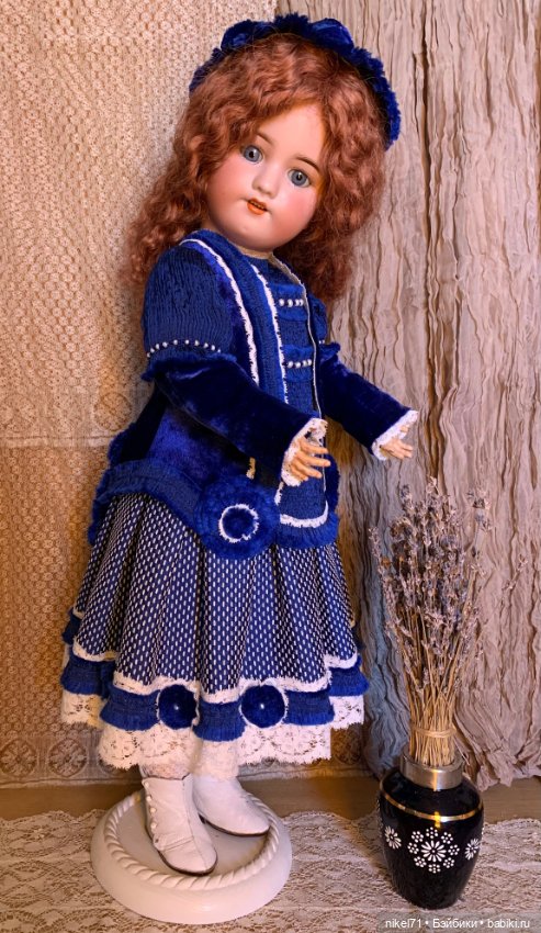 Костюм для антикварной куклы (фото 4)