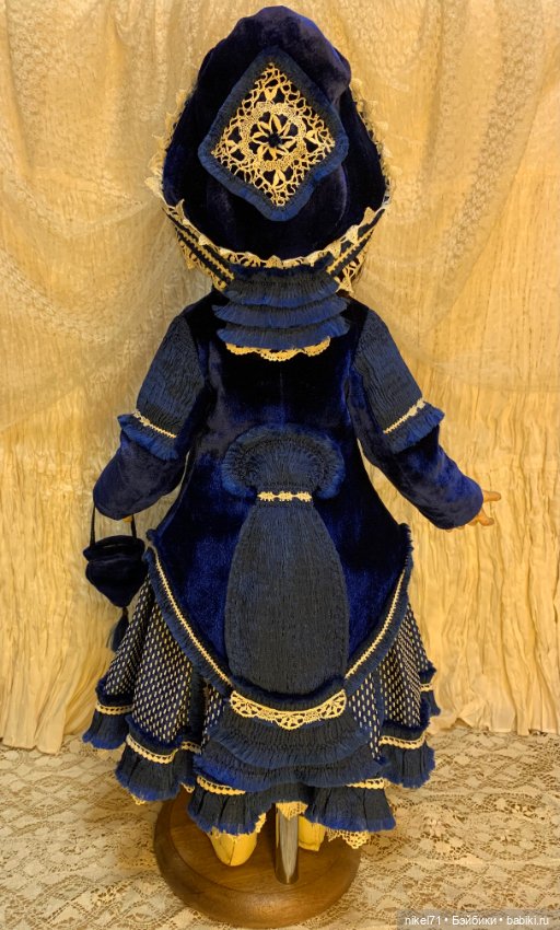 Комплект одежды для антикварной куклы (фото 5)