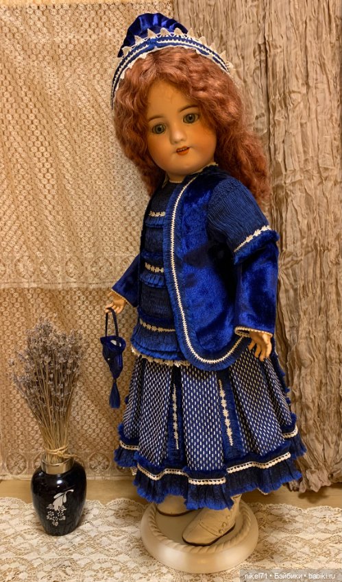 Комплект одежды для антикварной куклы (фото 2)