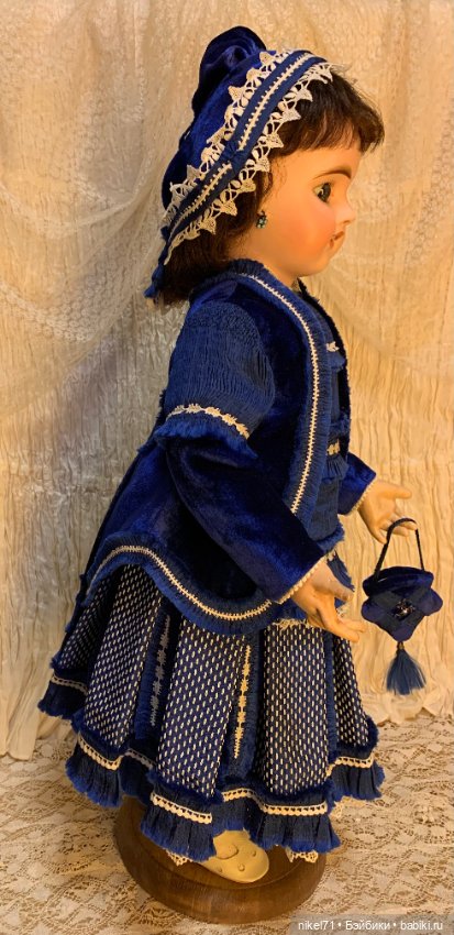 Комплект одежды для антикварной куклы (фото 3)
