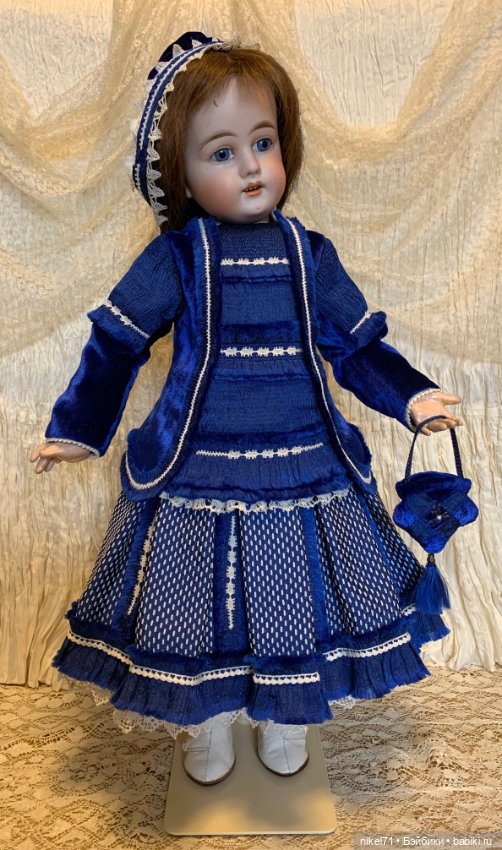 Комплект одежды для антикварной куклы (фото 4)