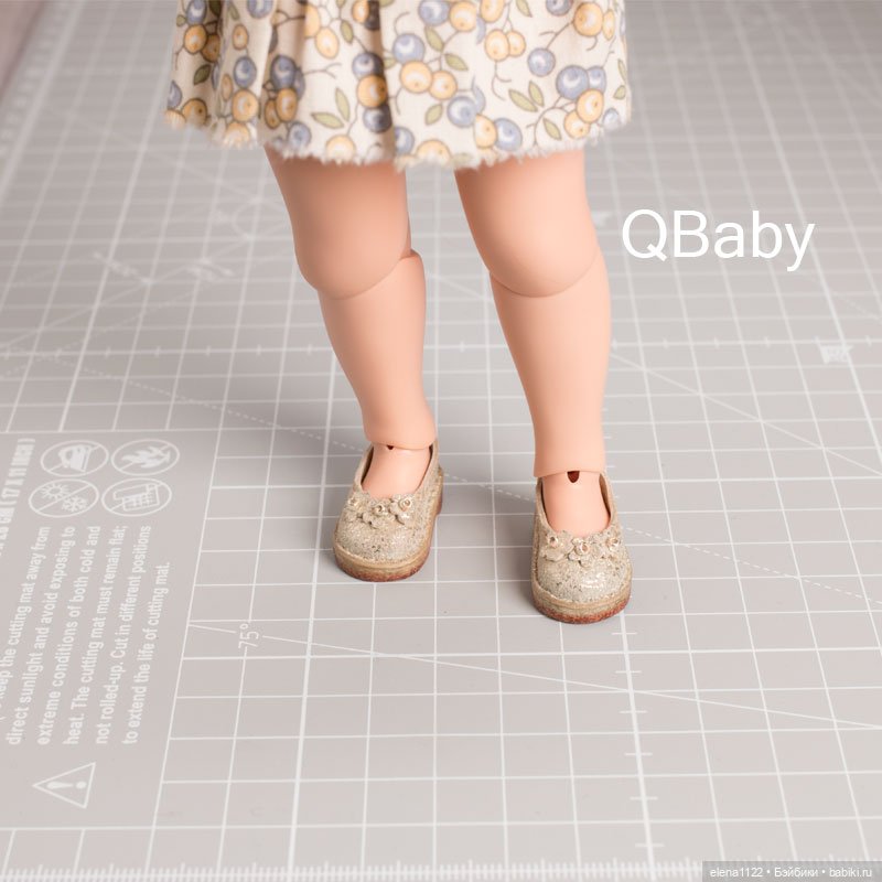 Туфельки для QBABY (рост 25 см) со стопой 27 мм (фото 2)