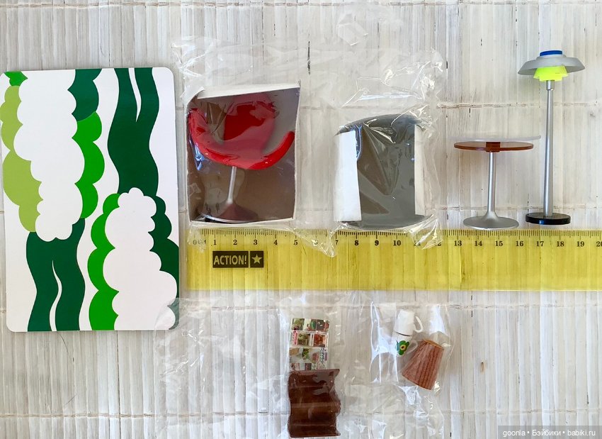 Re-ment набор мебели для гостиной (фото 5)