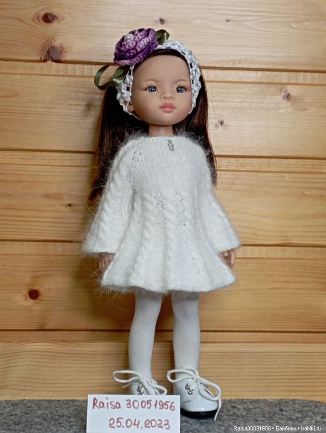 Платье для Барби - как сделать платье для куклы без швов | МК платье без шитья.
