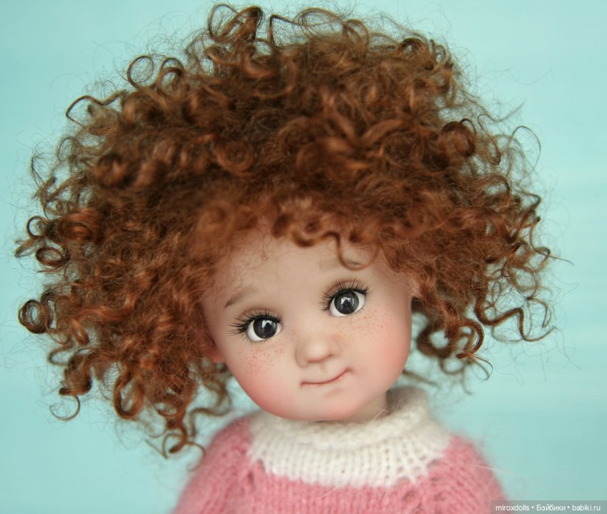Кукла БЖД (BJD) - Кудряшка Мотя, авторская шарнирная кукла из ...