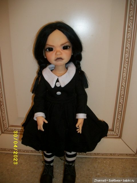 Венсдэй Адамс — Авторские куклы BJD (фото 3)