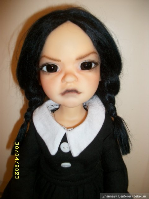 Венсдэй Адамс — Авторские куклы BJD (фото 5)