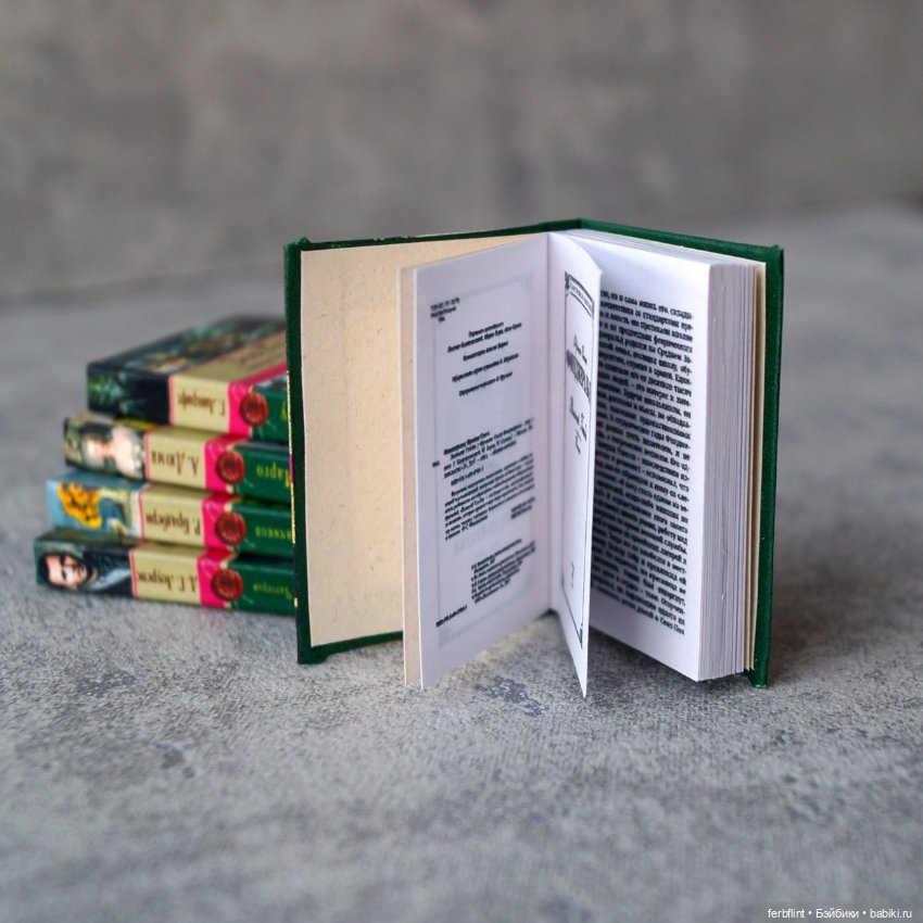 Книги "Классика" №8 в масштабе 1:6 (фото 4)