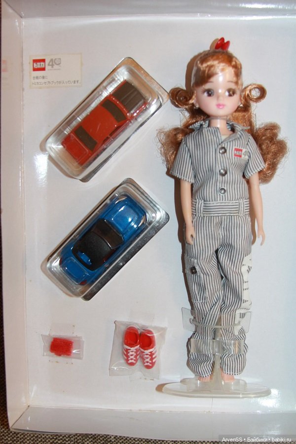 Takara Shareholder Exclusive Licca-chan 2010 / Tomica 40th anniversary coveralls ver