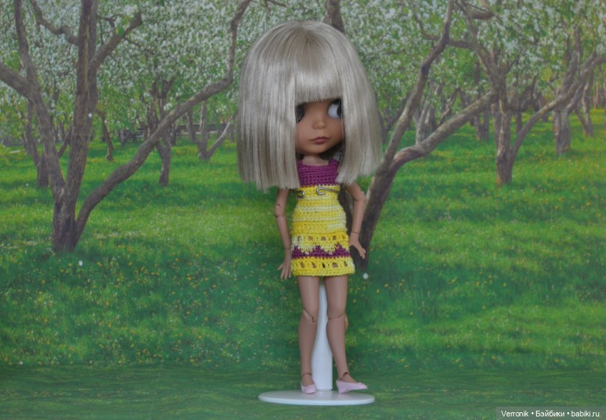 Платье для куклы Блайз ( Blythe). 2 варианта